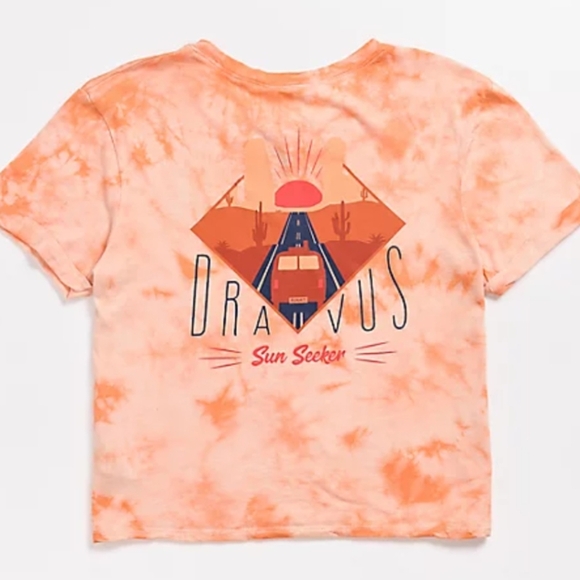 Dravus Tops - Dravus Sun Seeker Orange Tie-Dye Kids Tee